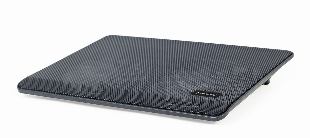 GEMBIRD Podstavec pod notebook NBS-2F15-05, pro notebooky do 15,6", LED, černý
