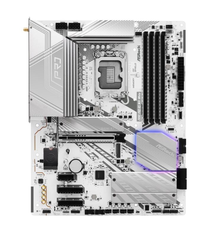 ASRock MB Sc LGA1851 Z890 PRO RS WIFI WHITE, Intel Z890, 4xDDR5, 1xHDMI, WI-FI