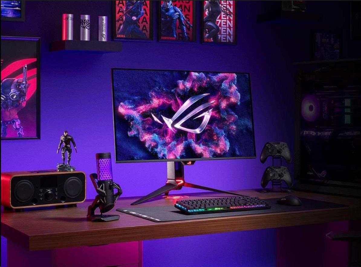 ASUS LCD  ROG Swift OLED 32" PG32UCDP 3840x2160 240Hz 430cd 0,3ms, 99% DCI-P3, 90W type-C