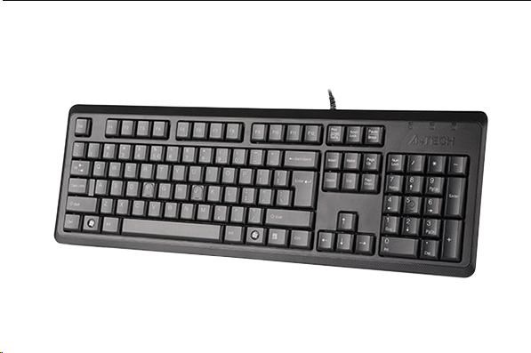 A4tech KR-92, klávesnice, CZ/US, USB, černá