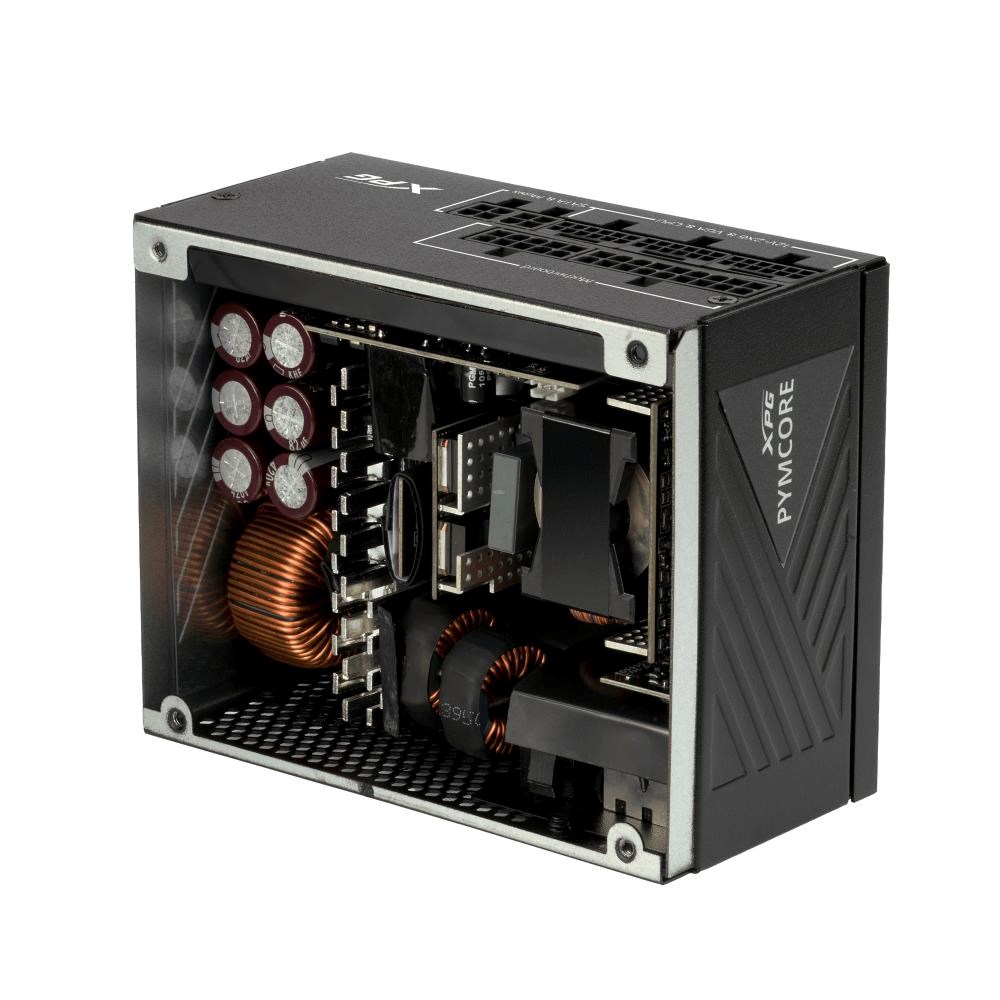 ADATA XPG zdroj PYMCORE 850W, 92 mm, Plně modulární, 80 Plus Gold, ATX 3.1