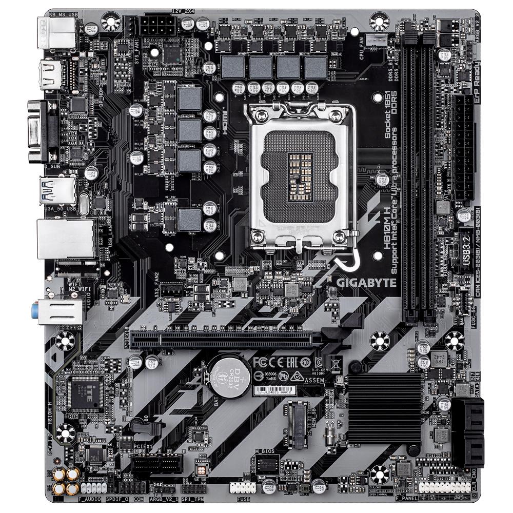 GIGABYTE MB Sc LGA1851 H810M H, Intel H810, 2xDDR5, 1xHDMI, 1xVGA, mATX