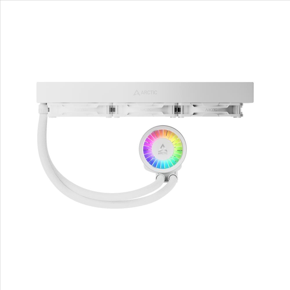 ARCTIC Vodní chladič Liquid Freezer III 360 Pro ARGB, 3x120mm, AM5, LGA1851, bílá