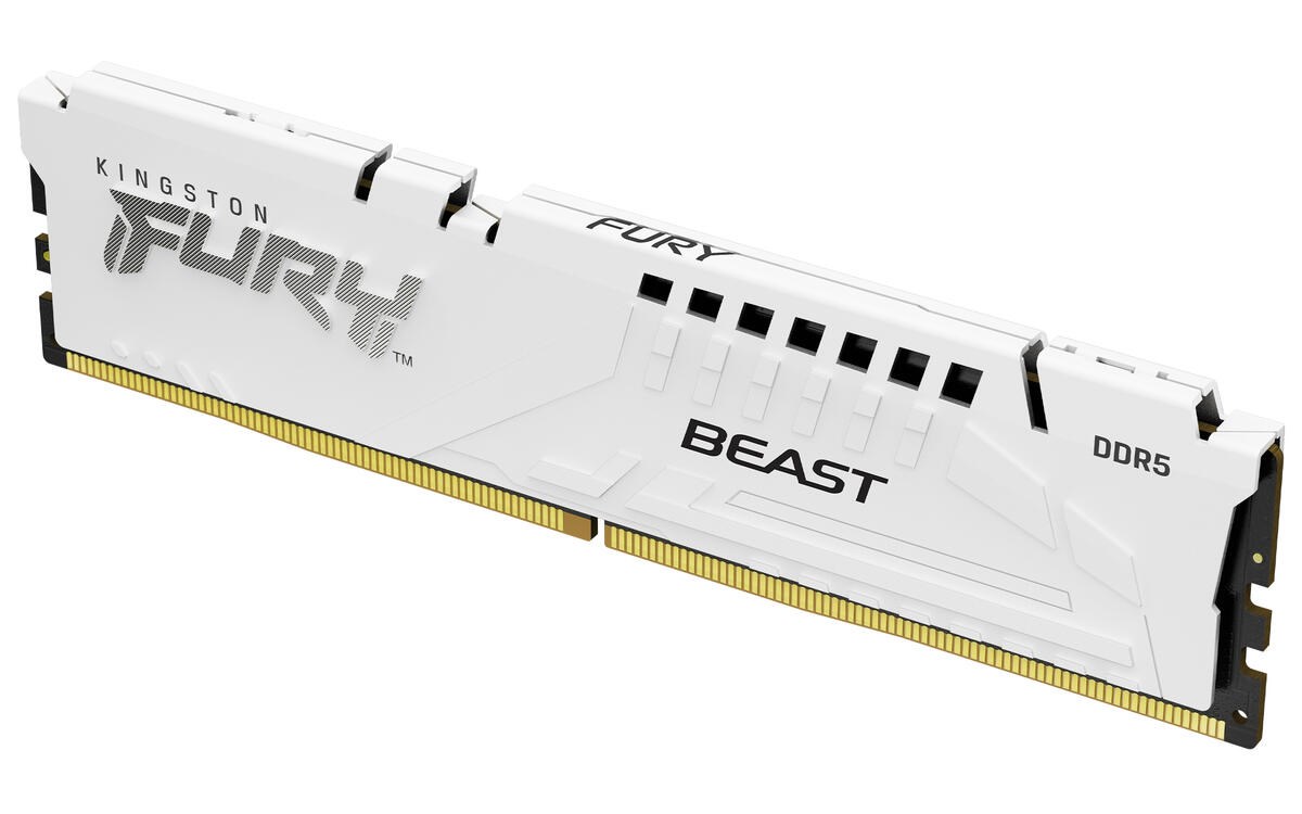 KINGSTON DIMM DDR5 16GB 6000MT/s CL30 ECC FURY Beast EXPO Bílá
