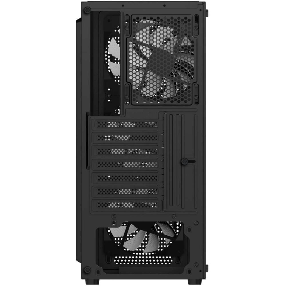 EVOLVEO Xenon, skříň ATX, 4x ARGB ventilátor 120mm, přední panel airflow mesh, černá