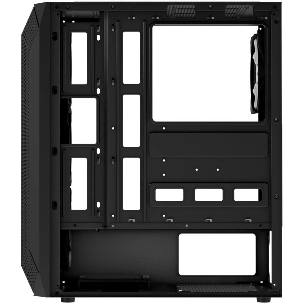 EVOLVEO Xenon, skříň ATX, 4x ARGB ventilátor 120mm, přední panel airflow mesh, černá