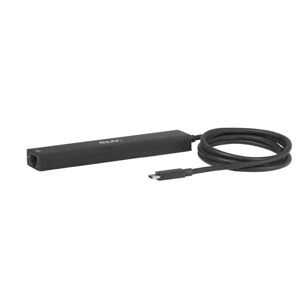 Club3D hub USB-C, 7-in-1 hub s 2x USB, 1xHDMI, 1xUSB-C PD, RJ45, microSD/SD, 140W, 4K60Hz, 1m kabel