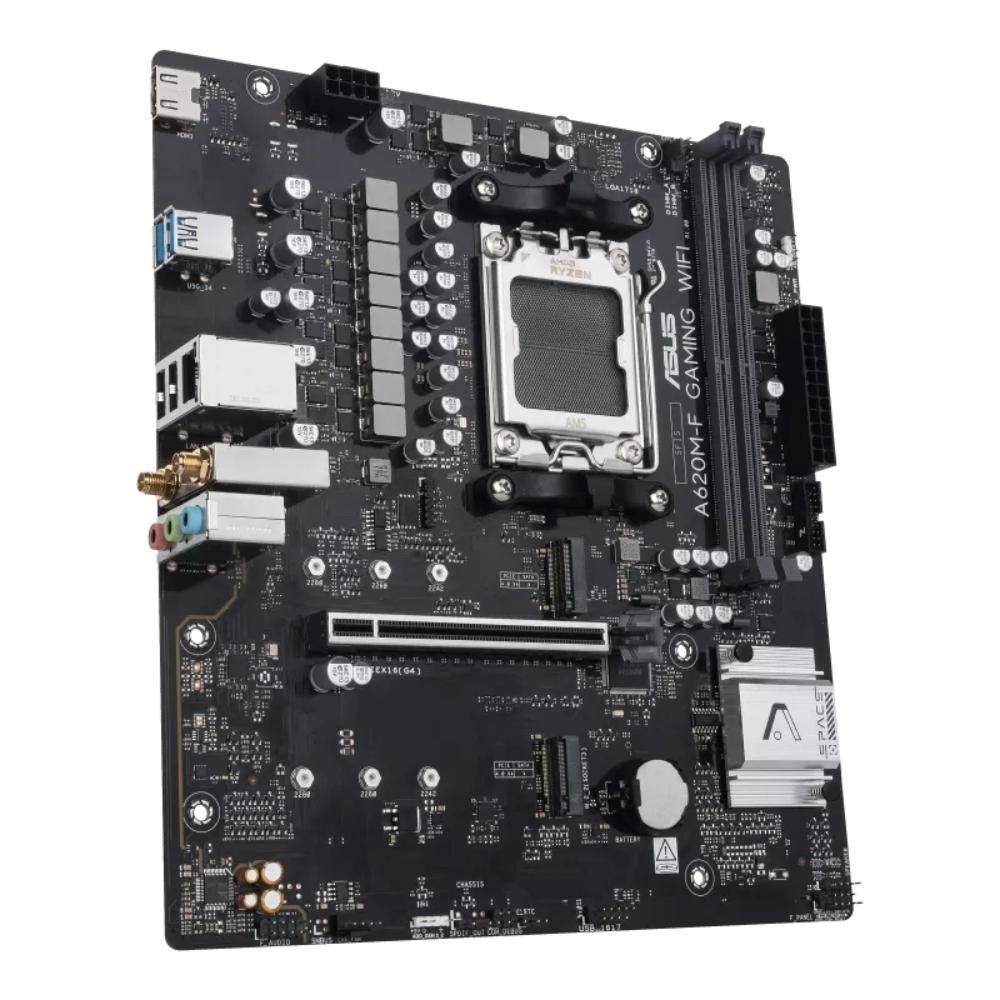 ASUS MB Sc AM5 A620M-F GAMING WIFI, AMD A620, 2xDDR5, 1xHDMI, mATX