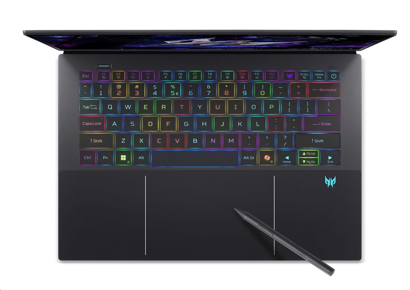 ACER NTB Predator Triton 14 AI (PT14-52T-97UC),Ultra 9 288V,14.5" 2880x1800,32GB,2TB SSD,RTX 5070,W11 Pro,Charcoal Black