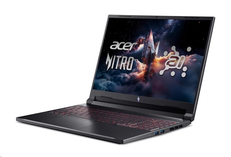 ACER NTB Nitro V 16 AI (ANV16-42-R0YY),R5 240,16"WUXGA,16GB,1TB SSD,RTX 5060,W11H,Black