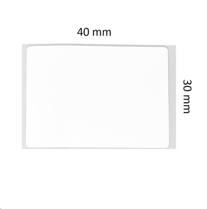 Niimbot štítky R 40x20mm 320ks Bílé pro B21, B21S, B3, B1S