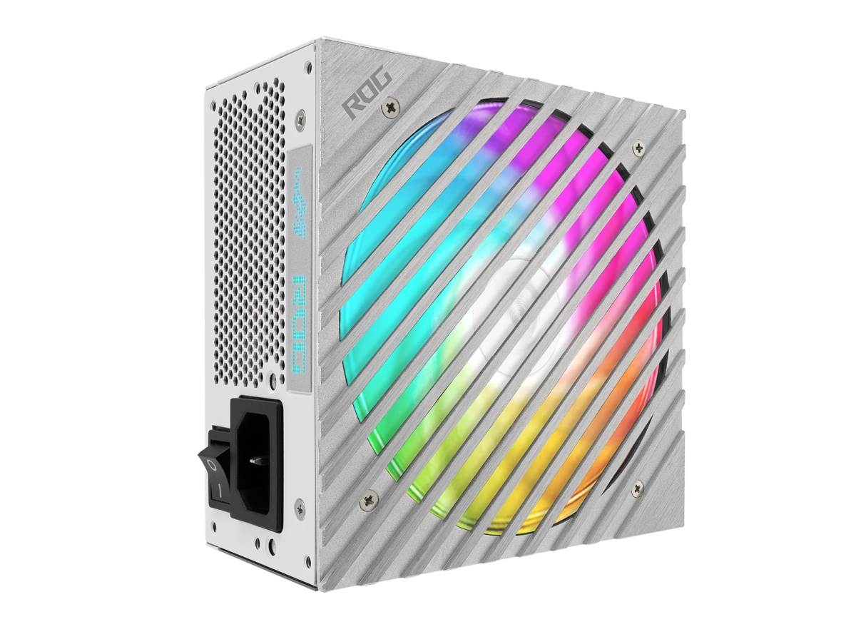 BAZAR - ASUS zdroj ROG Loki SFX-L 850W White Edition, 80+ Platinum, ARGB (Bez příslušenství)