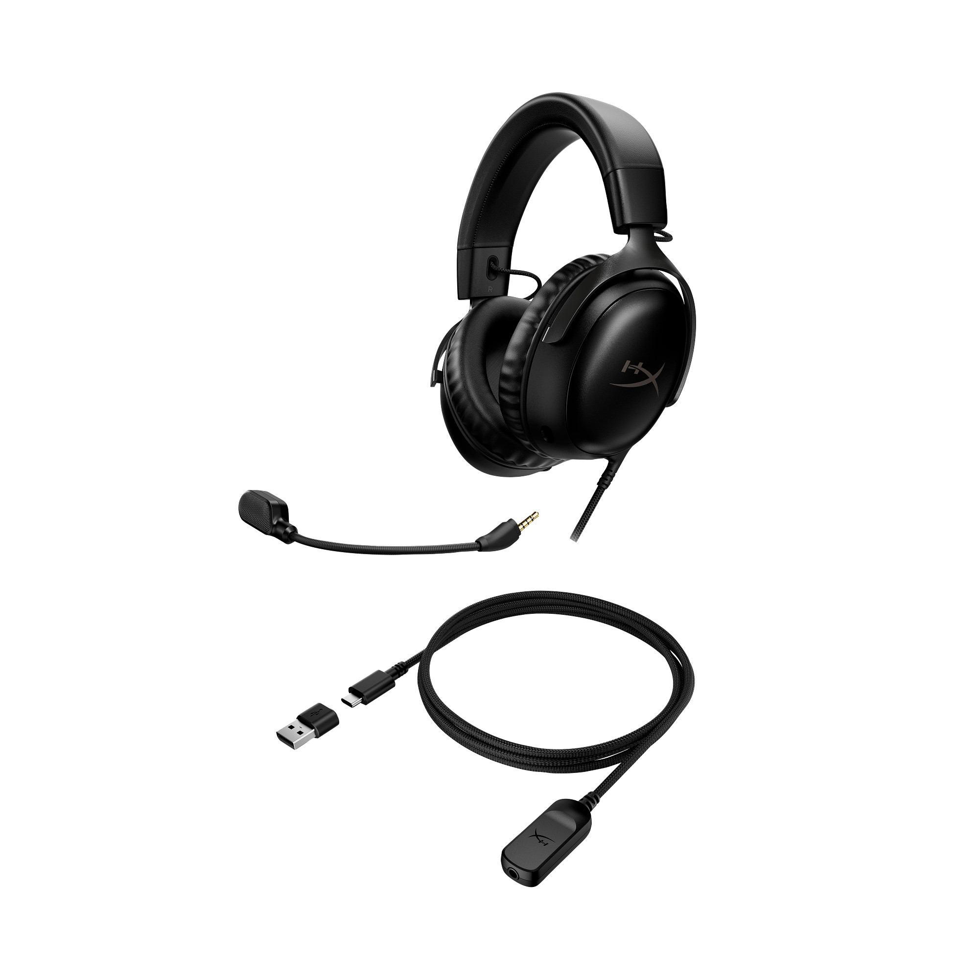 BAZAR - HyperX Cloud III BLK GAM HEADSET - Sluchátka k PC - Poškozený obal (Komplet)