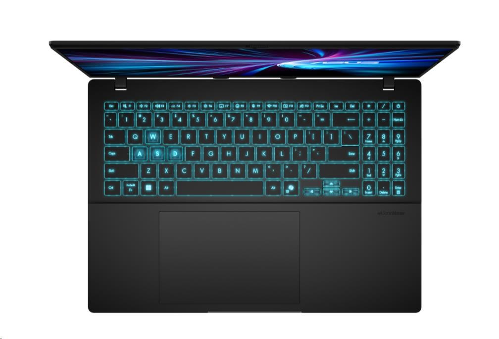 ASUS NTB Vivobook V16 (V3607VH-RP116), Core 5 210H, 16" 1920x1200, 32GB, 1TB SSD, Intel+RTX 5050, No OS, Matte Black