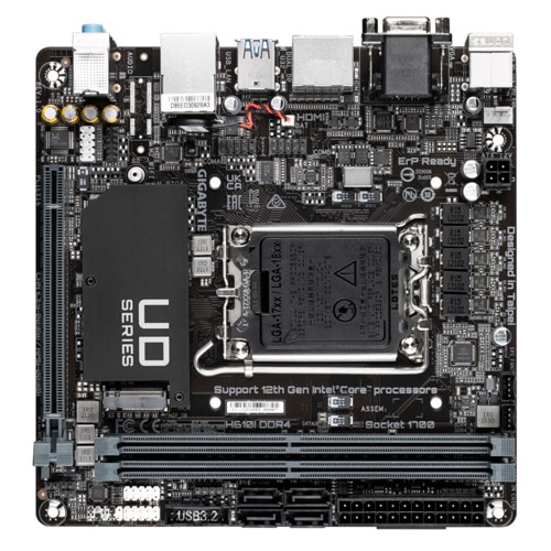 GIGABYTE MB Sc LGA1700 H610I DDR4, Intel H610, 2xDDR4, 2xDP, 1xHDMI, 1xVGA, mini-ITX