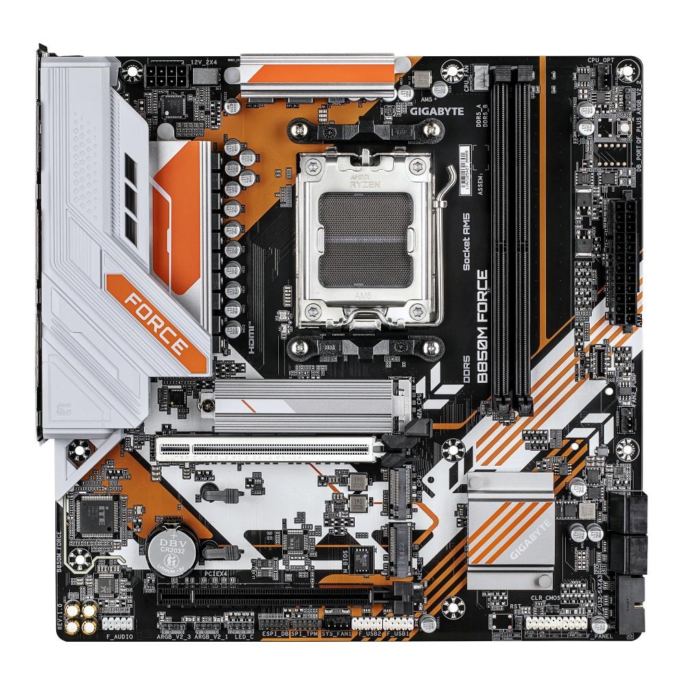GIGABYTE MB Sc AM5 B850M FORCE, AMD B850, 2xDDR5, 1xDP, 1xHDMI, mATX