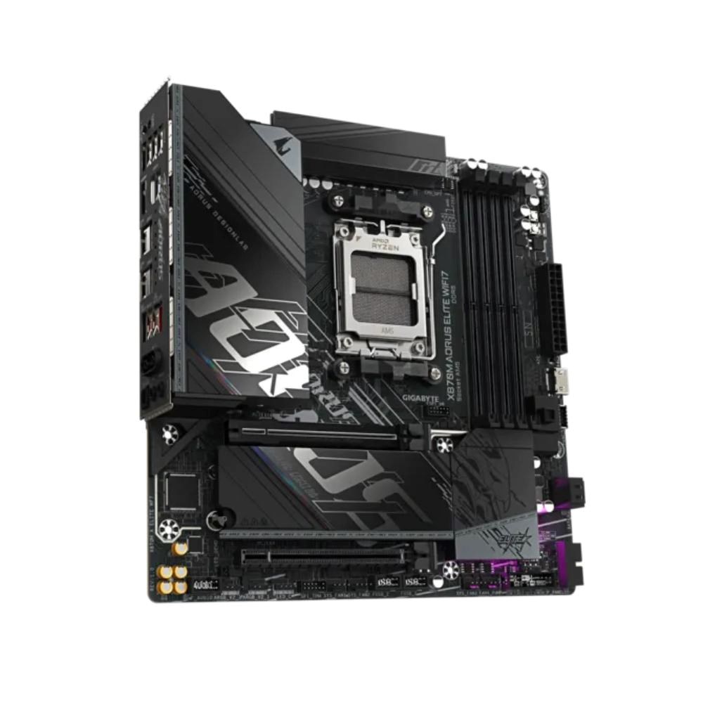 GIGABYTE MB Sc AM5 X870M A ELITE WF7, AMD X870, 4xDDR5, 2xUSB-C, 2xHDMI, Wifi, mATX