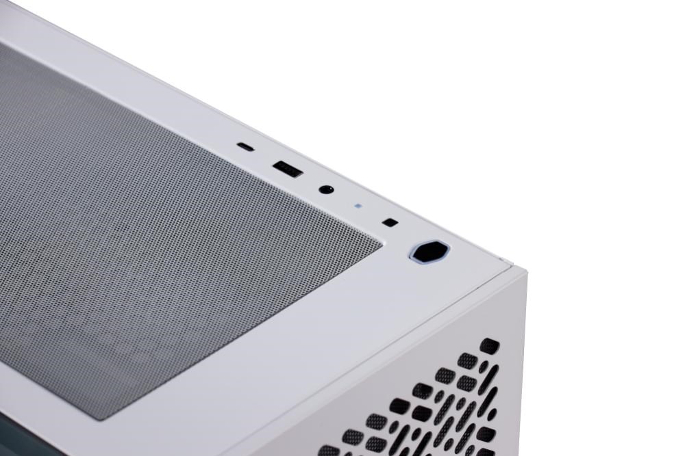 Cooler Master case Elite 302 White, Průhledná bočnice, mATX, 3x 120mm ARGB Fan, bílá
