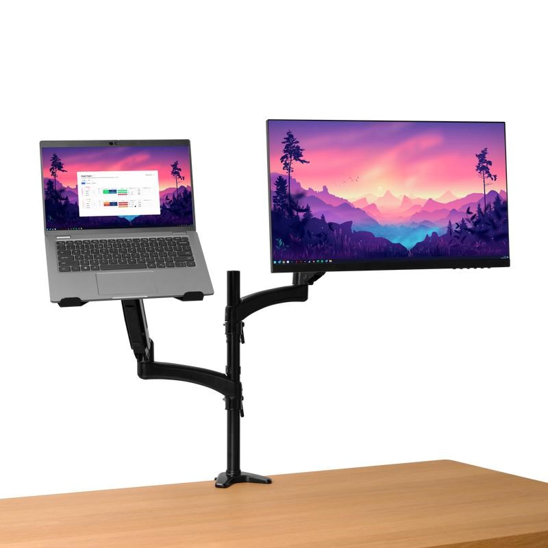 TRUST Držák na monitor a notebook Mara, Monitor až 32", Notebook až 17", černá