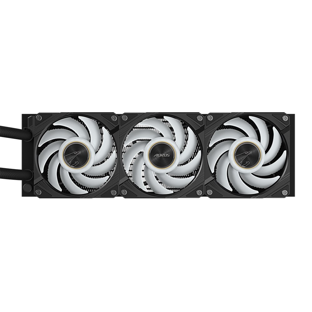 GIGABYTE vodní chladič AORUS WATERFORCE X II 360, 2x120mm ARGB, LCD displej, LGA1851, AM5