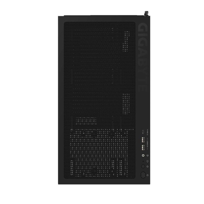 GIGABYTE case GB-C500P ST, Mid tower, 1xUSB-C 3.2, 2xUSB 3.0, 4x 120mm ARGB Fan, černá