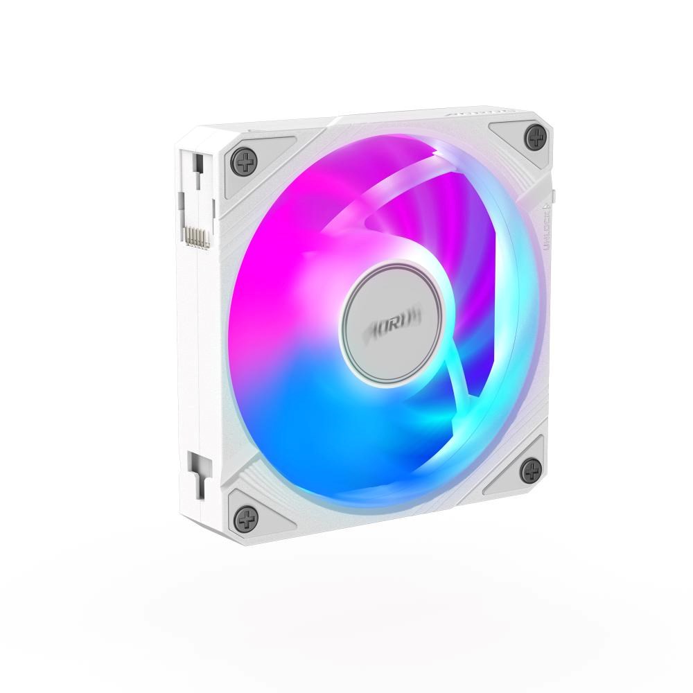 GIGABYTE ventilátor AORUS EZ CHAIN FAN ICE, 1x120mm, bílá