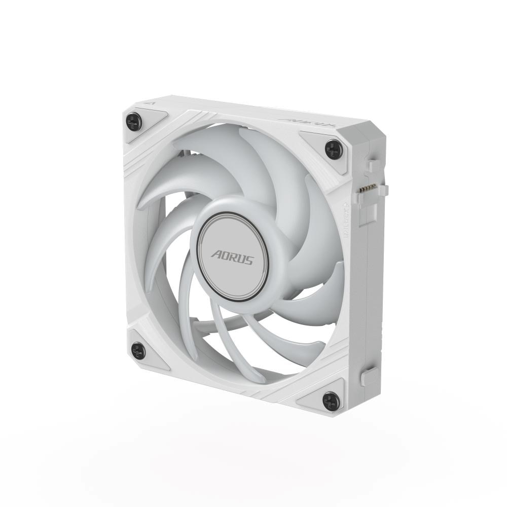 GIGABYTE ventilátor AORUS EZ CHAIN FAN ICE, 1x120mm, bílá