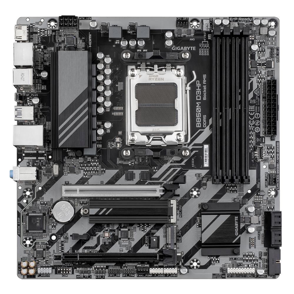 GIGABYTE MB Sc AM5 B850M D3HP, AMD B850, 4xDDR5, 2xDP, 1xHDMI, mATX