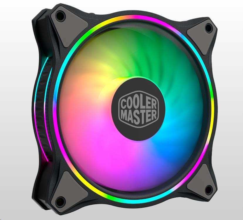 Cooler Master ventilátor MasterFan MF120 Halo 3in1, 3x120mm, ARGB, černá