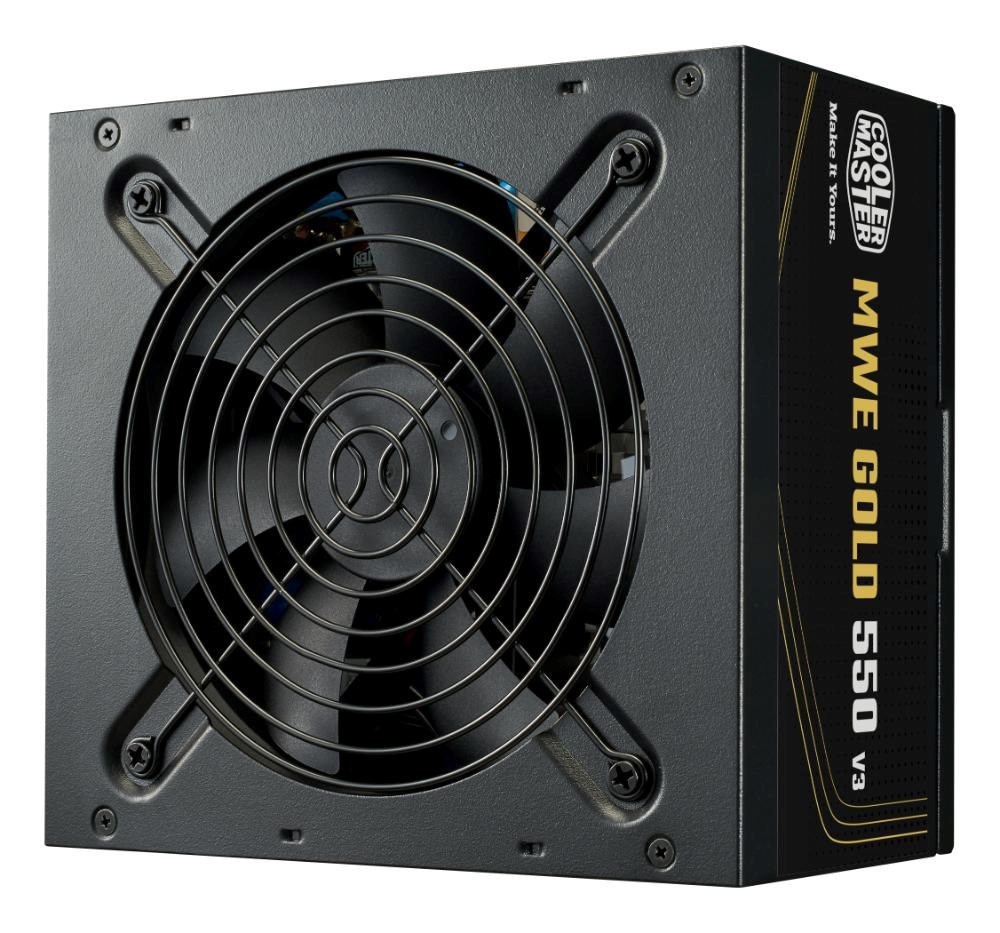 Cooler Master zdroj MWE Gold 550W V3, 120mm, 80+ Gold, ATX 3.1