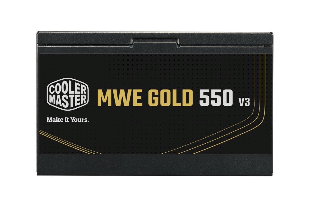 Cooler Master zdroj MWE Gold 550W V3, 120mm, 80+ Gold, ATX 3.1