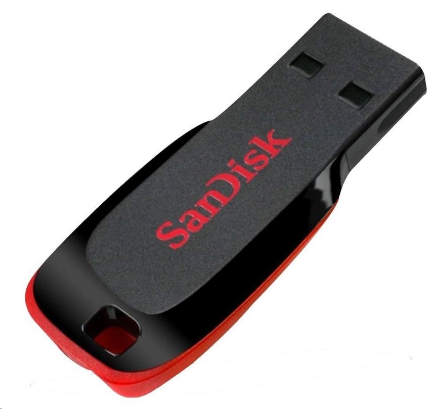 SanDisk Flash Disk 16GB Cruzer Blade, USB 2.0, černá