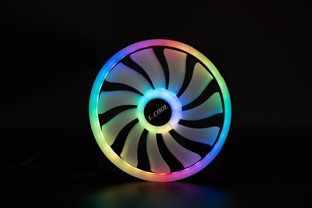 1stCOOL Ventilátor AURA EVO, 200mm, ARGB