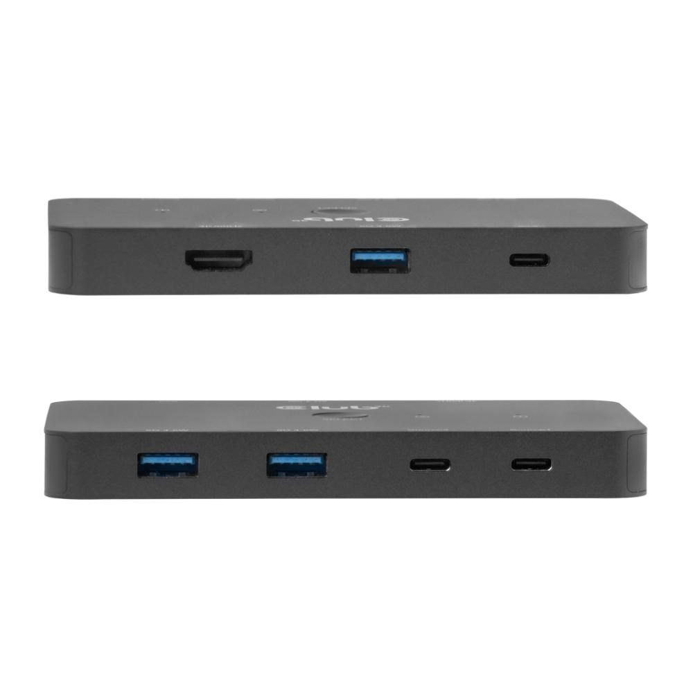 Club3D KVM Switch, 2xUSB-C na HDMI, 4K60Hz, PD 100W