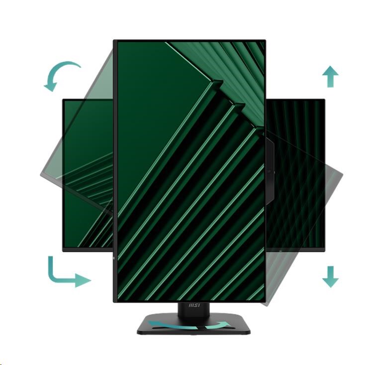 MSI LCD PRO MP272PMG, 27" 1920x1080, IPS, 100Hz, 1ms, VESA 100x100mm, N/A, Black