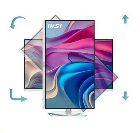 MSI LCD Modern MD272UPHW, 27", 3840x2160, IPS, 60Hz, 4ms, VESA 75x75, White