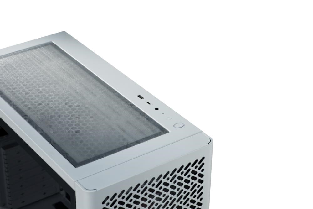 Cooler Master case Elite 502 White, Průhledná bočnice, ATX, 3x 120mm ARGB Fan, bílá