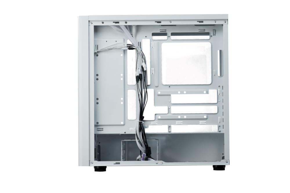 Cooler Master case Elite 502 White, Průhledná bočnice, ATX, 3x 120mm ARGB Fan, bílá