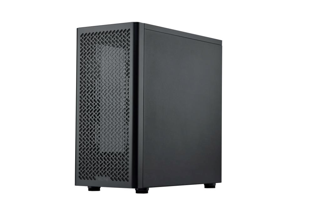 Cooler Master case Elite 502 Lite, Průhledná bočnice, ATX, 1x 120mm Fan, černá