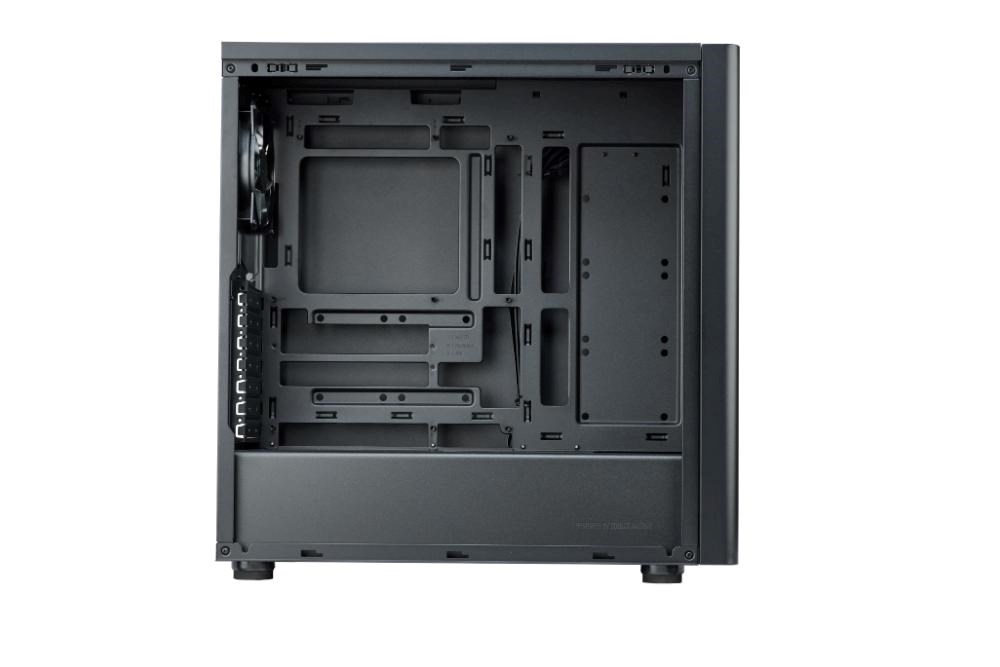 Cooler Master case Elite 502 Lite, Průhledná bočnice, ATX, 1x 120mm Fan, černá