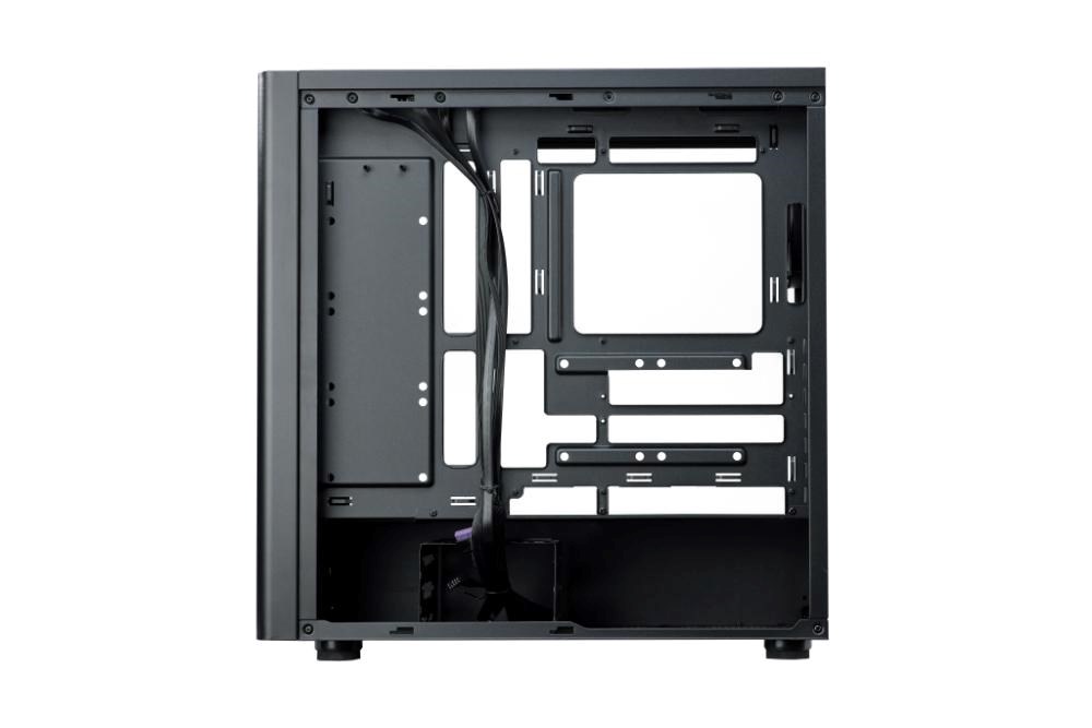 Cooler Master case Elite 502 Lite, Průhledná bočnice, ATX, 1x 120mm Fan, černá