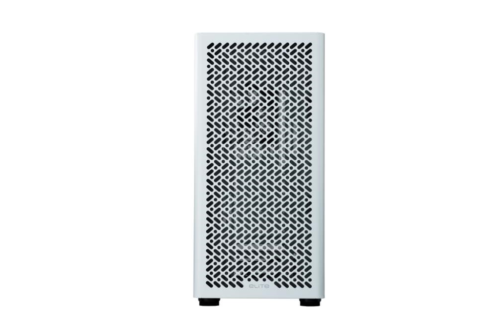 Cooler Master case Elite 502 White Lite, Průhledná bočnice, ATX, 1x 120mm Fan, bílá