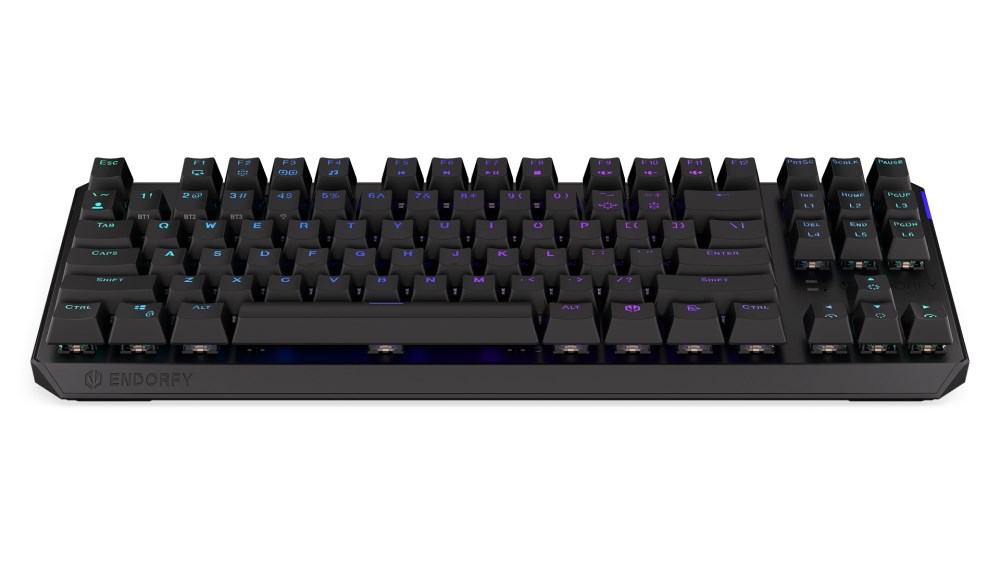 BAZAR - ENDORFY Klávesnice Thock TKL Wireless CZ Red, Mechanická, Bezdrátová, černá - Rozbaleno (Komplet)