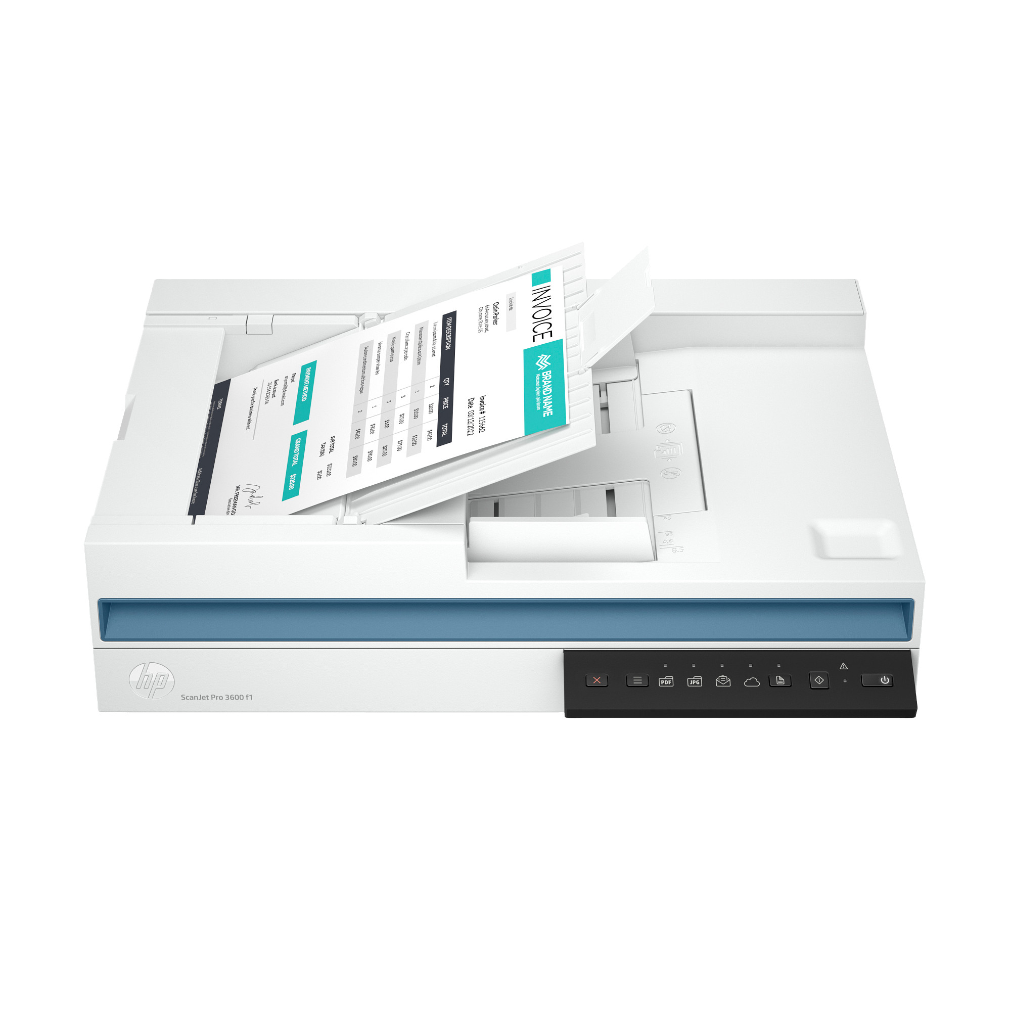 HP ScanJet Pro 3600 f1 Flatbed Scanner (A4,1200 x 1200, USB 3.0, ADF, Duplex)