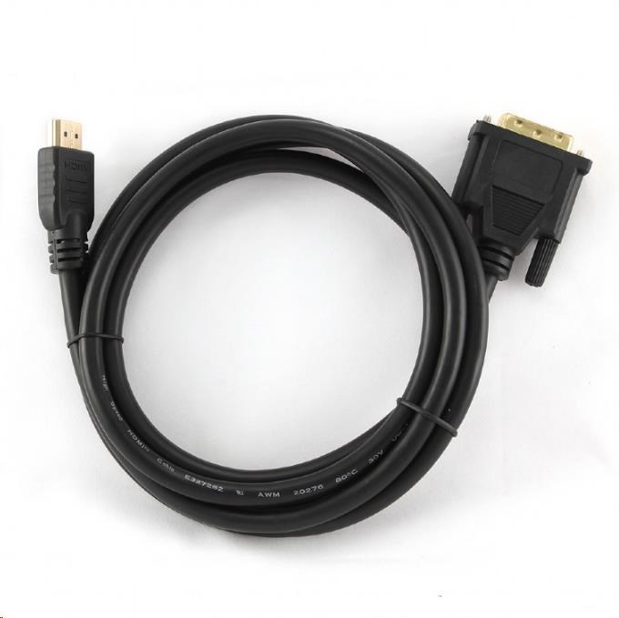 GEMBIRD Kabel HDMI-DVI 0,5m, 1.3, M/M stíněný, zlacené kontakty