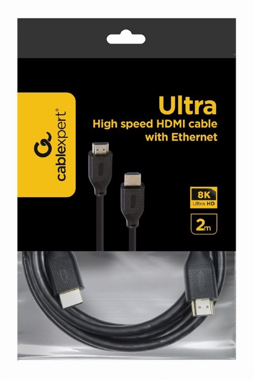 GEMBIRD Kabel CABLEXPERT HDMI 2.1, 8K, M/M, 2m, černý