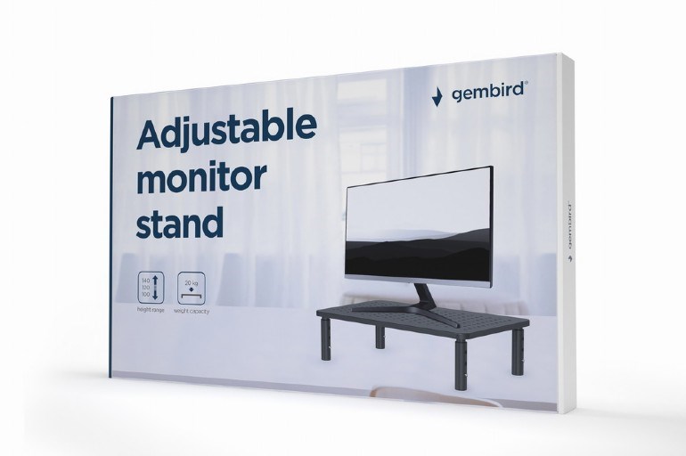 GEMBIRD Držák podstavec pod monitor MS-TABLE-01, černý