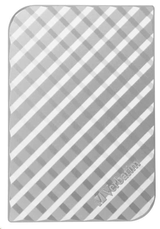 VERBATIM Externí HDD 1TB Store 'n' Go Portable Hard Drive USB 3.0, Silver GEN II