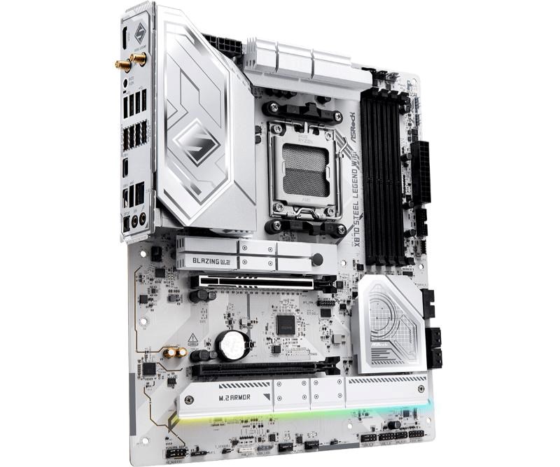 ASRock MB Sc AM5 X870 STEEL LEGEND WIFI, AMD X870, 4xDDR5, 1xHDMI, 2xUSB4, WI-FI