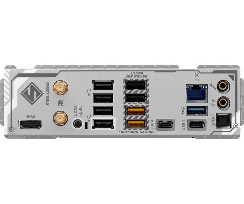 ASRock MB Sc AM5 X870 STEEL LEGEND WIFI, AMD X870, 4xDDR5, 1xHDMI, 2xUSB4, WI-FI